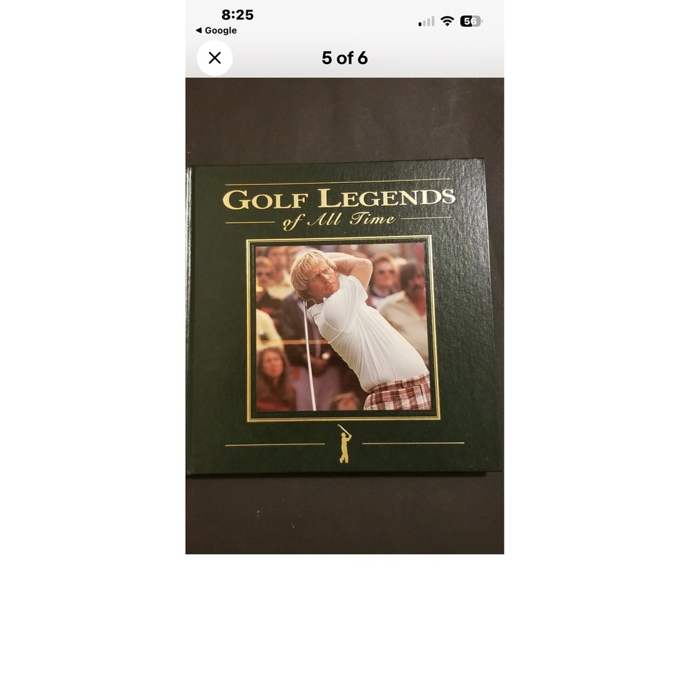 Golf Legends of All Time Hardcover Book Al Barkow‎ David Barrett Sports History